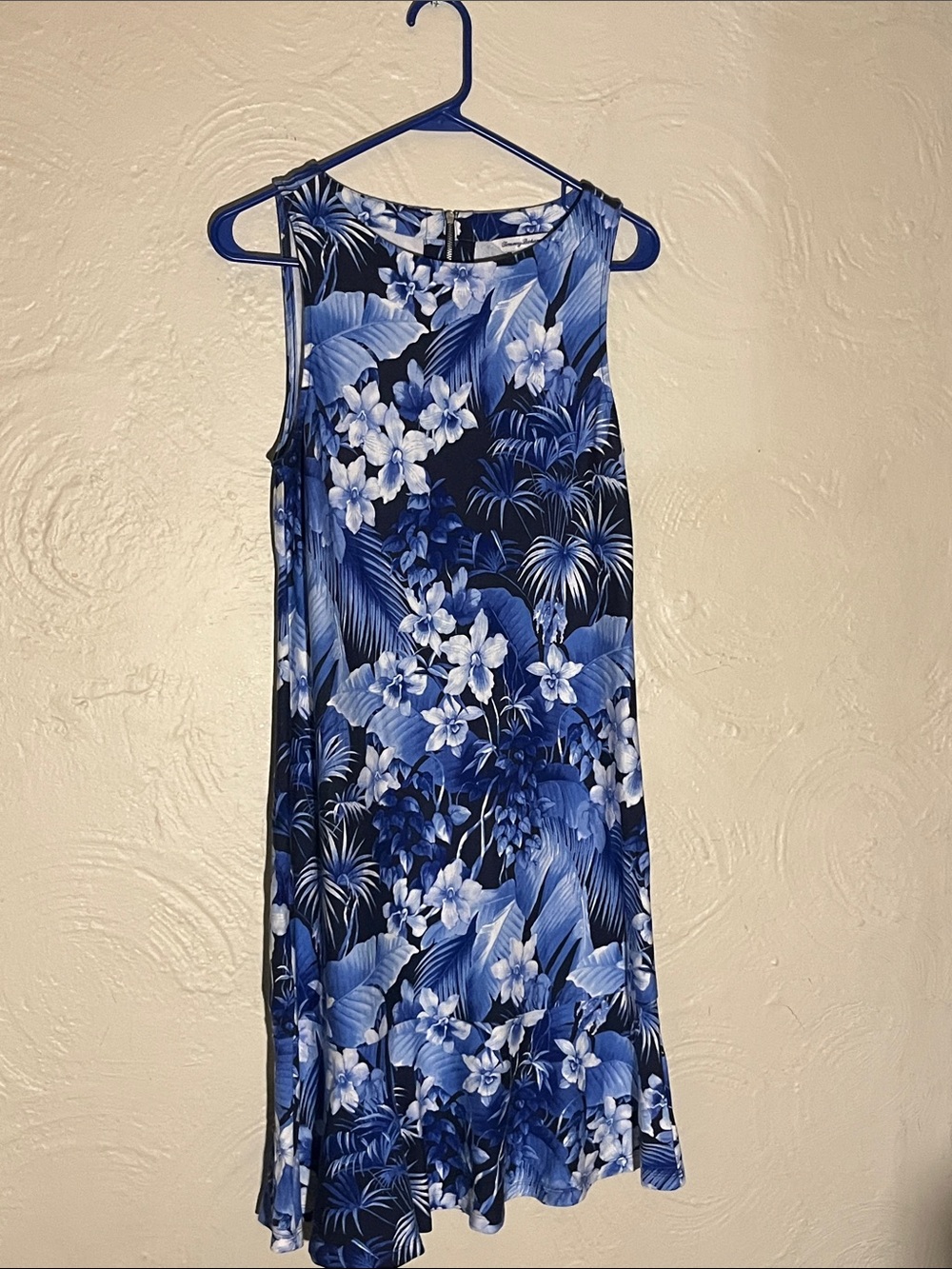 NWOT Tommy Bahama Blue Floral Midi Dress